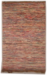 4’4”X6’7” Rug Gabbeh Design made with vegetable dyes