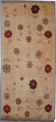 3’4”X6’0” Rug Gabbeh Design made with vegetable dyes