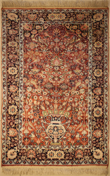 2’6”X3’9” Rug Floral (Special Quality)