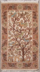 1’11”X3’3” Rug Pak Persian Hunting shakargha