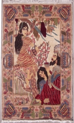 4’3”X6’0” Rug Pak Persian Umar-e-Khayaam