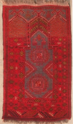 2’6”X3’8” Rug Caucasian Tribal Design