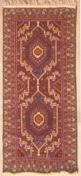 2’8”X5’3” Rug Caucasian Tribal Design