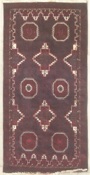 3’4”X5’11” Rug Caucasian Tribal Design