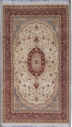 4’2”X6’1” Rug  Pak Persian Kirman Design