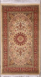 3’2”X5’1” Rug  Pak Persian kashan Design