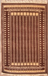 2’1”X3’0” Rug  Gabbeh Design made with vegetable dye