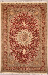 6’2”X9’1” Rug  Pak Persian kashan Design