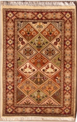 2’6”X4’1” Rug  Pak Persian Bakhtiari Design