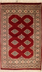 3’0”X4’10” Rug Pak Jaldar Red Color