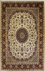 8’1”X11’1” Rug Pak Persian Design Ivory, White Color