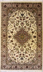 3’0”X5’3” Rug Pak Persian Design Ivory, White Color