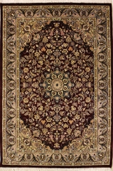 4’0”X6’4” Rug Pak Persian Design Red, Rust Color