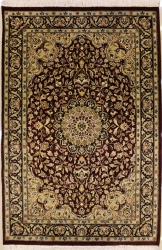 4’0”X6’1” Rug Pak Persian Design Red, Rust Color