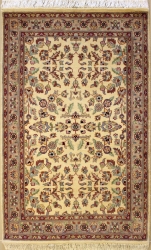 3’0”X5’1” Rug Pak Persian Design Ivory, White Color