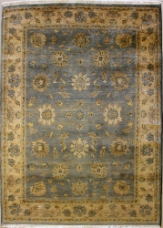 5’0”X6’10” Rug Ziegler Chobi Design Gray,SkyBlueColor