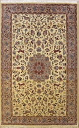 5’1”X8’3” Rug Pictorial Hunting Shikargah