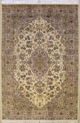 4’0”X6’0” Rug Pak Persian Design Ivory, White Color