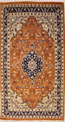 3’0”X5’7” Rug Pak Persian Design Orange Color