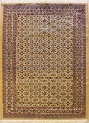 5’1”X7’3” Rug Pak Jaldar Gold Color