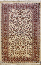 3’2”X4’11” Rug Pak Persian Ivory, White Color