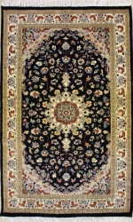 3’1”X5’0” Rug Pak Persian Design Black Color