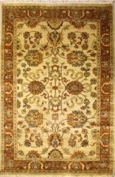 3’11”X6’0” Rug Ziegler Chobi Design Ivory, White Colo