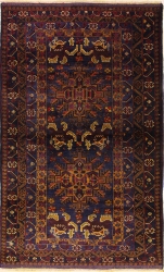 3’8”X6’1” Rug Baloochi Tribal Afghani Design