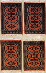 1’5”X2’2” Rug Car Mat Set 4 Pieces