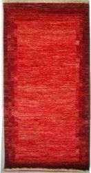 3’0”X5’5” Rug Gabbeh Design made with vegetable dyes