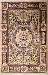 5’1”X7’6” Rug Pictorial Hunting Shikargah