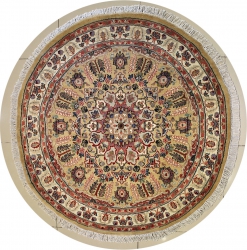 5’1”X5’0” Rug Floral