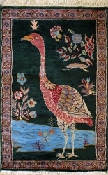 2’0”X3’0” Rug Pictorial Hunting Shikargah